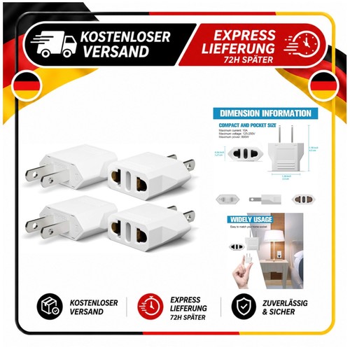 Adaptateur prise usa voyage - prise,