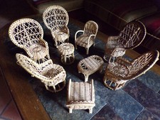 Salon en rotin-osier pour