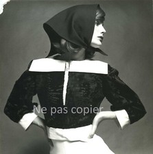 FASHION COURREGES 1973 fur astrakan swakara large photo 25 x 20 cm