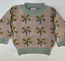 Oeuf Baby Knit Clover Sweater Celadon 18mo (13027B)