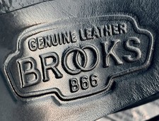 BROOKS B66 BLACK GENUINE LEATHER saddle, the queen of saddles