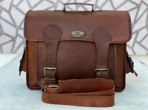 Sac besace vintage cuir - en,