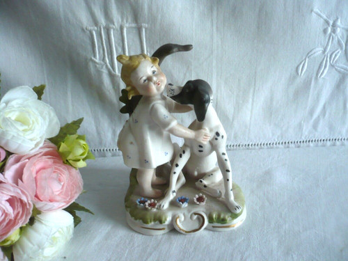 Ancienne figurine porcelaine