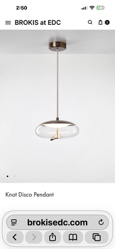 Brokis knot pendant valued - brokis, at