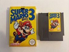 Super Mario Bros 3 Nes Nintendo en boite Originale FAH Sans Notice Cale Absent