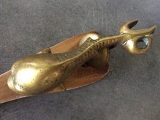 heurtoir en bronze  dauphin