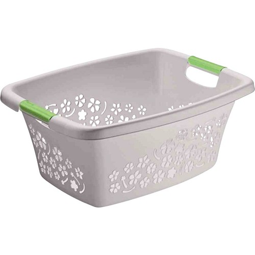 Panier linge flowers - linge,