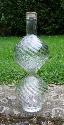 Ancienne bouteille verre - ancienne, en