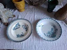 2 anciennes assiettes creuses