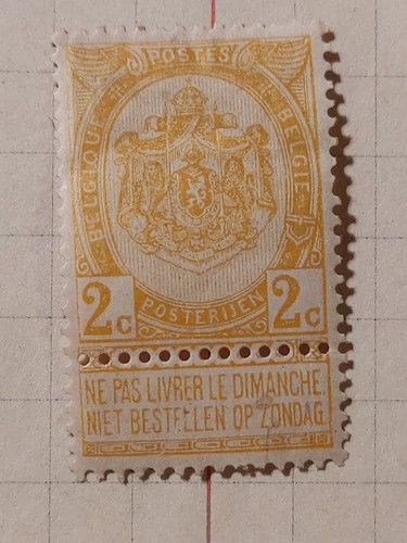 Belgique timbre 54 avec - timbre,