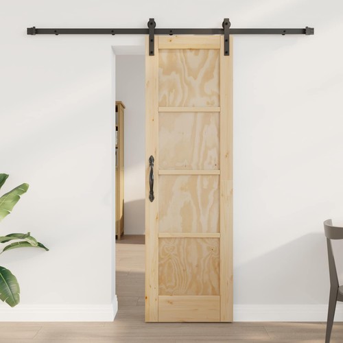 Porte coulissante bois pin - porte, de