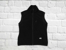 MILLET SLEEVELESS JACKET FLEECE ZIP BLACK GILET L LARGE VEST