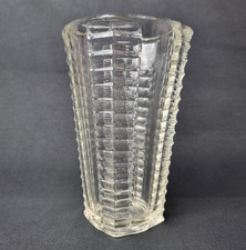 Vase Vintage Verre Pressé