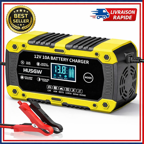 Chargeur batterie auto voiture - chargeur,