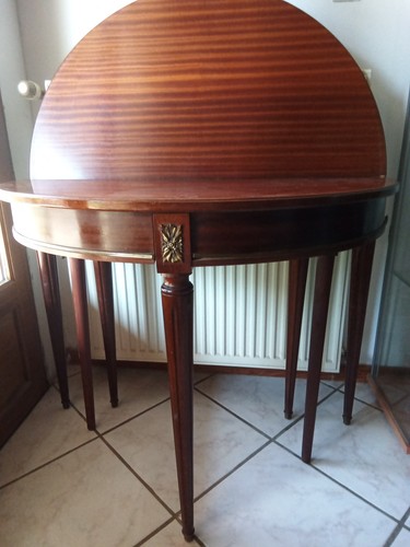 Table demi lune style louis - table,