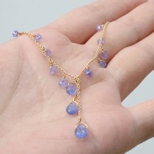collier en tanzanite pierre