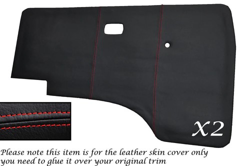 Couture rouge porte cartes - 2x,
