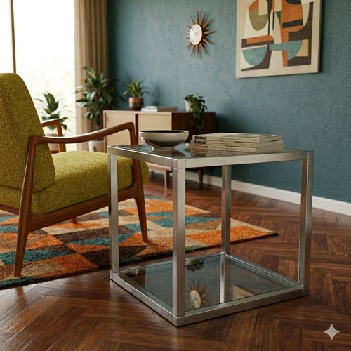 Table basse cubique vintage - table, en