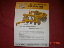 JOBMASTER AMCO INTERNATIONAL DISC STUBBLE ADVERTISING BROCHURE