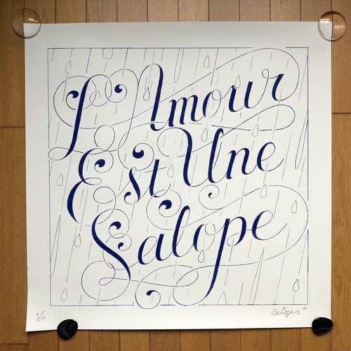 Sérigraphie originale sur