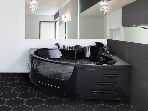 Luxe whirlpool baignoire - luxe, noir