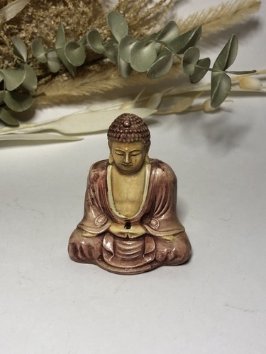 Petite statue bouddha rose - de,