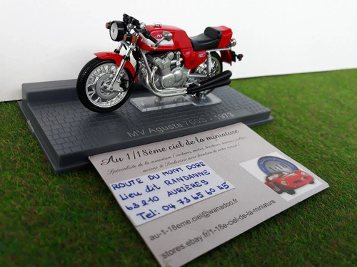 Moto agusta 750s 1973 - mv, rouge