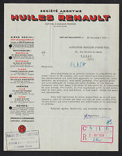 ISSY-les-MOULINEAUX (92) ENGINE LUBRICATION OILS "RENAULT" in 1929