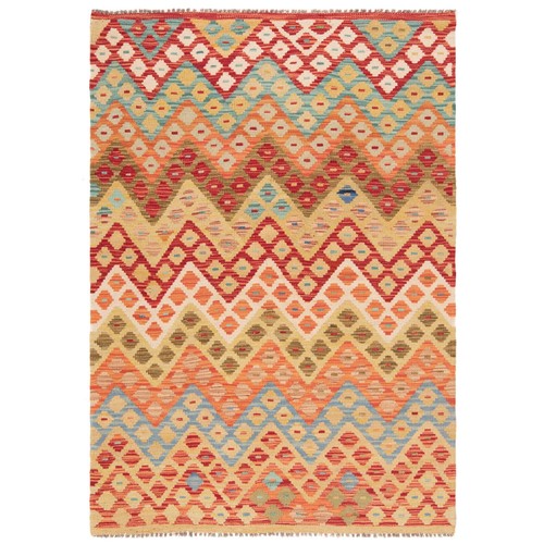 Tapis kilim afghan fait - afghan, main