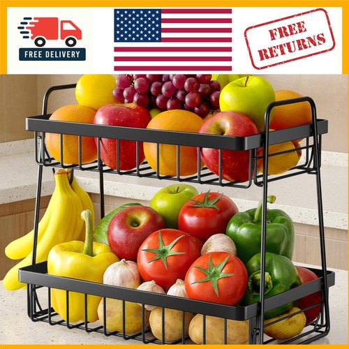 Elegant tier stainless steel - 2-tier,