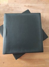 Album timbre Lindner noir avec étui Années 1984 à 1991 Bon état complet