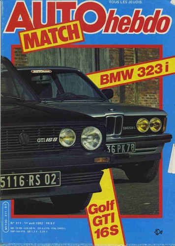 Auto hebdo 311 04 - auto, 01/04/1982