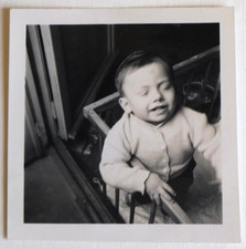 Children's Playground, Diving, Square Size - Vintage Photo Snapshot