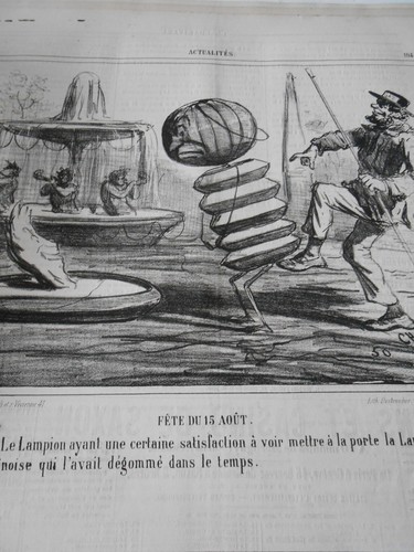 Caricature 1862 fête - fête, 15