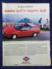 1993 Datsun Nissan 100 NX GTI, Original Advertising