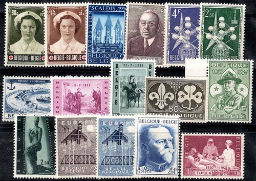 Belgique 1953 neuf - 1953-57, 100%