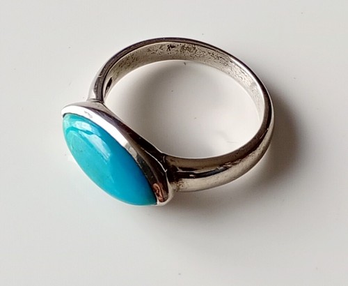 Bague turquoise naturelle - bague,