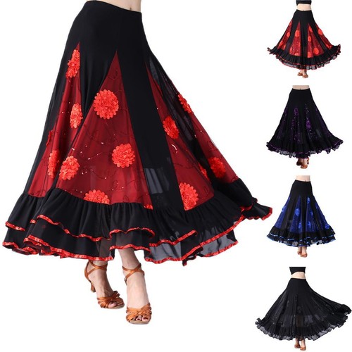 Jupe danse longue maille - jupe,