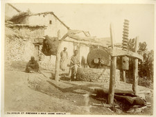 Large Kabylia, Mill and Oil Press Vintage Albumen Print, Some Domma