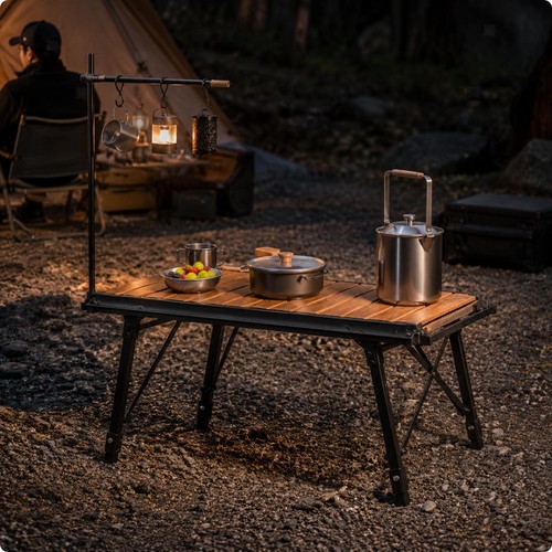 Table camping pliante - table, de