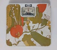 Vintage Ikea Bathroom Scale 70s Vegetables on Vines Motif. 