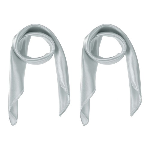 2pcs foulard carré satin - 2pcs,