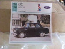 CARTE FICHE FORD ANGLIA 100E