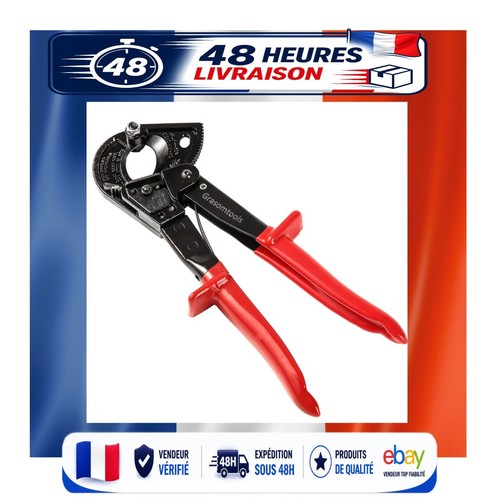 Coupe câble cliquet 240 - coupe-câble,