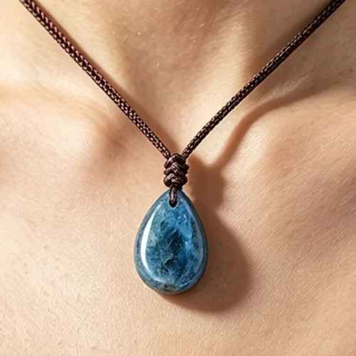 Pendentif apatite pierre - pendentif,