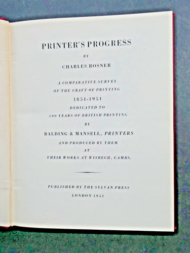 Rosner charles printer s - rosner, printer's