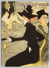 Divan Japonais 1893 Lithograph by Henri de Toulouse-Lautrec Art Postcard