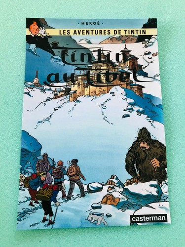 Carte postale 15x10 - carte, tintin