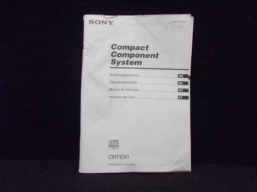 Sony cmt ex1 - cmt-ex1,, compact