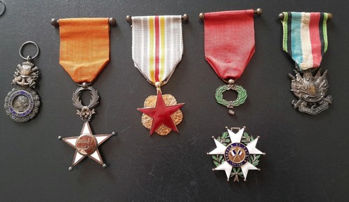 Lotx5 medaille militaire civil - medaille,